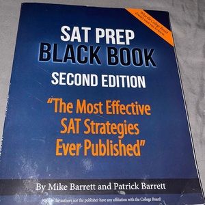 Like new SAT PREP BLACK BOOK SECOND EDITION NO WRITING IN